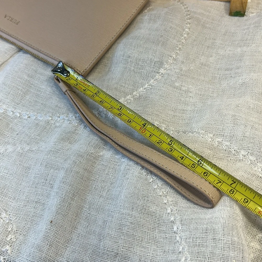 Furla leather wristlet wallet